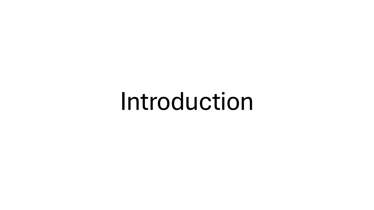 Introduction