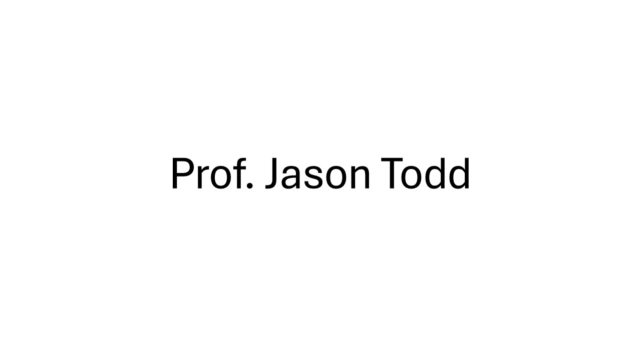 Prof. Jason Todd