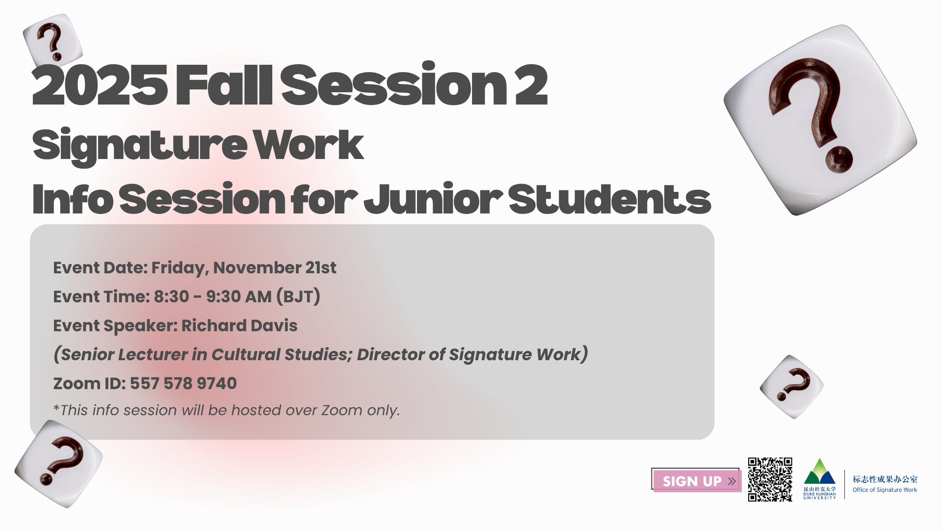 Office of Signature Work